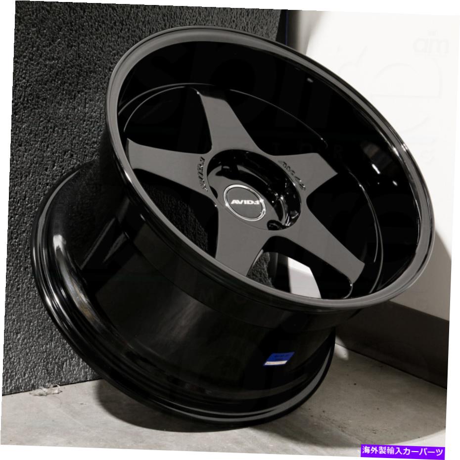 ホイール　４本セット 18x8.5グロスブラックホイールavid1 av42 5x112 35（4のセット）73.1 18x8.5 Gloss Black Wheels AVID1 AV42 5x112 35 (Set of 4) 73.1【並行輸入品】 289,971円