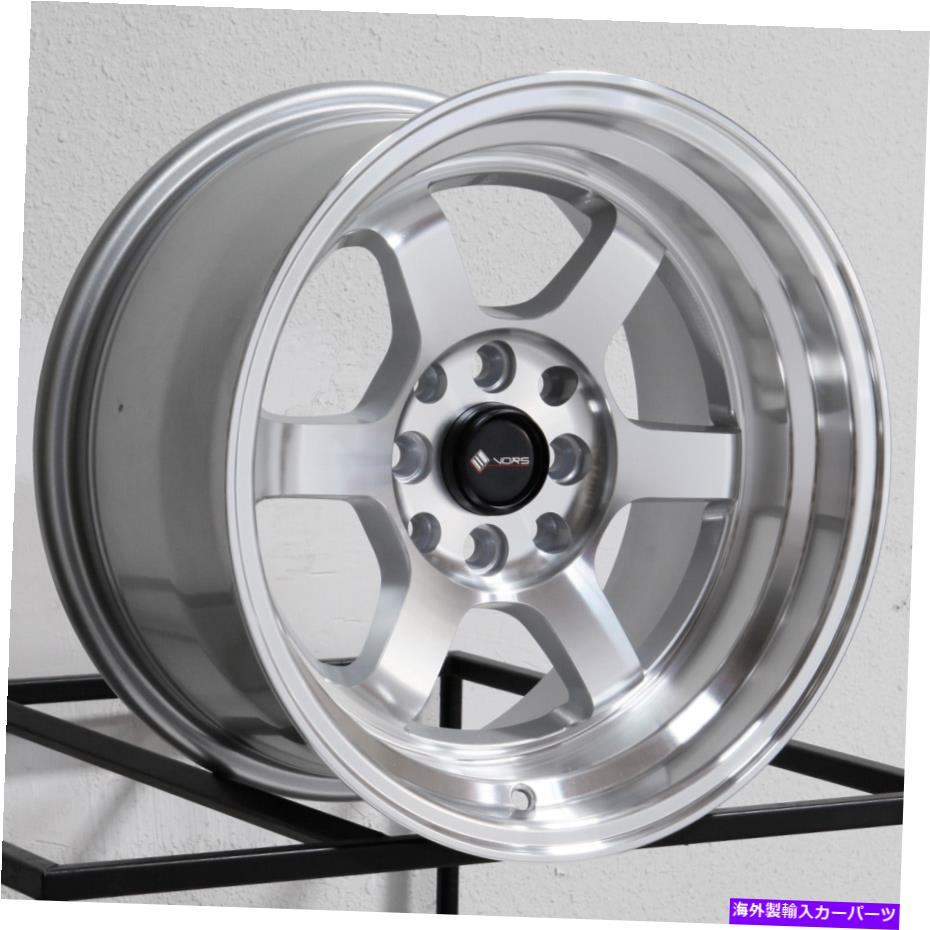 ホイール　４本セット 15x8 VORS TR7 4x100/4x114.3 0シルバーホイールリムセット（4）73.1 15x8 Vors TR7 4x100/4x114.3 0 Silver Wheels Rims Set(4) 73.1【並行輸入品】｜Us Custom Parts Shop USDM