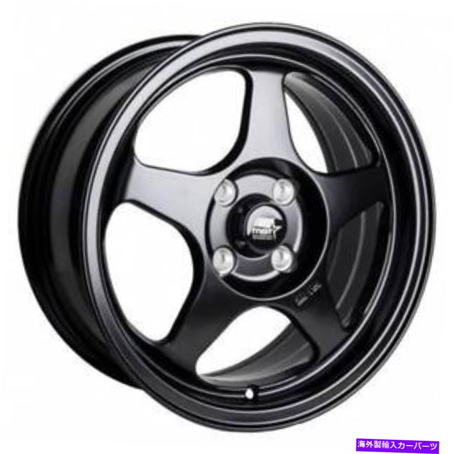 ホイール　４本セット 15x6.5 MST MT29 4x100 35マットブラックホイールリムセット（4）73.1 15x6.5 MST MT29 4x100 35 Matte Black Wheels Rims Set(4) 73.1【並行輸入品】