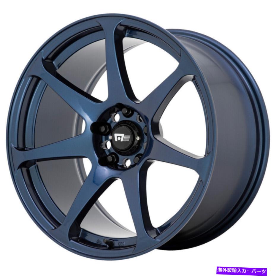 ホイール 4本セット 17x8 motegi mr154バトル5x110 30ブルーホイールリムセット(4)72.56 17x8 Motegi MR154 Battle 5x110 30 Blue Wheels Rims Set(4) 72.56【並行輸入品】|Us Custom Parts Shop USDM