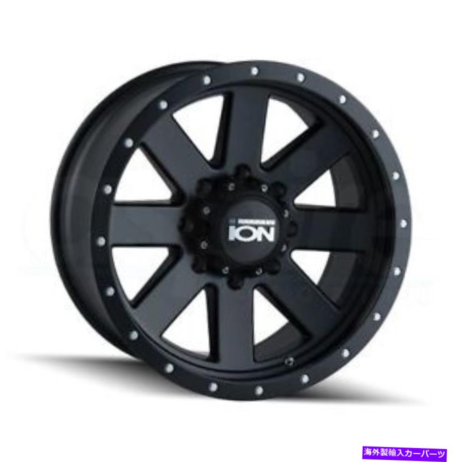ホイール　４本セット 17x8.5イオン134 6x5.5/6x139.7 -6ブラックホイールリムセット（4）106 17x8.5 Ion 134 6x5.5/6x139.7 -6 Black Wheels Rims Set(4) 106【並行輸入品】