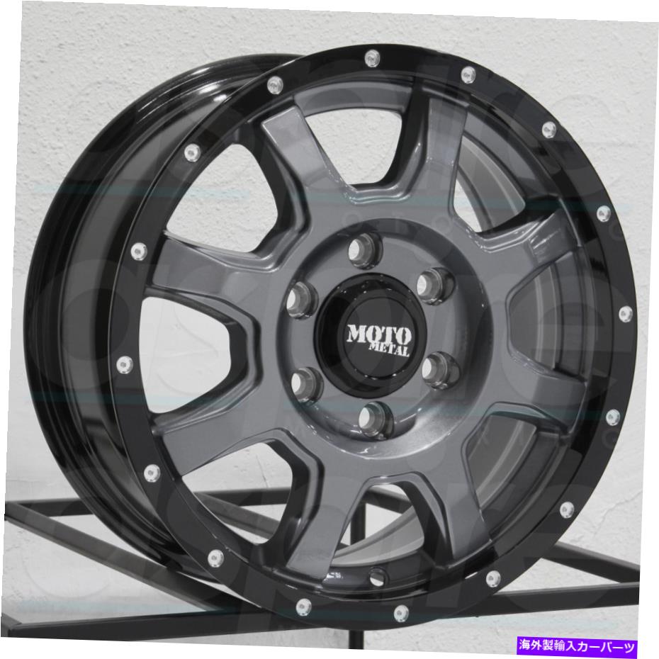 ホイール　４本セット 16x7 Moto Metal Mo970 5x160 42ガンメタルブラックホイールリムセット（4）65.07 16x7 Moto Metal MO970 5x160 42 Gunmetal Black Wheels Rims Set(4) 65.07【並行輸入品】｜Us Custom Parts Shop USDM