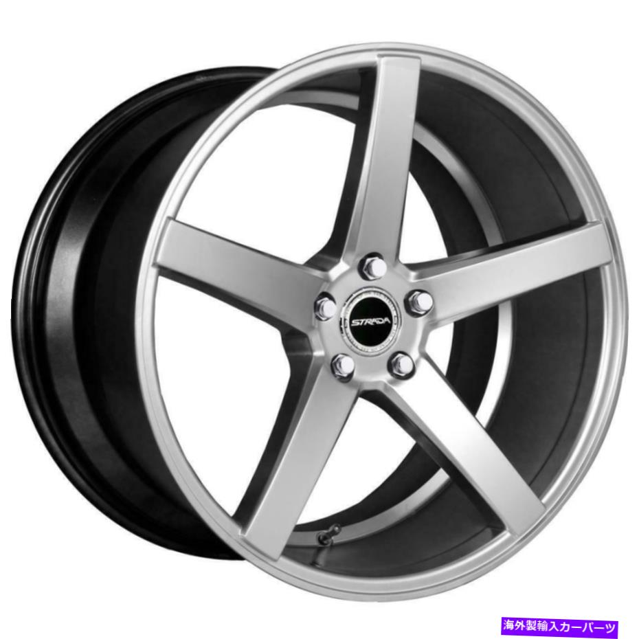 ホイール　４本セット 18x8 Strada S35 Perfetto 5x114.3 40シルバーマシンホイールリムセット（4）72.6 18x8 Strada S35 Perfetto 5x114.3 40 Silver Machine Wheels Rims Set(4) 72.6【並行輸入品】｜Us Custom Parts Shop USDM