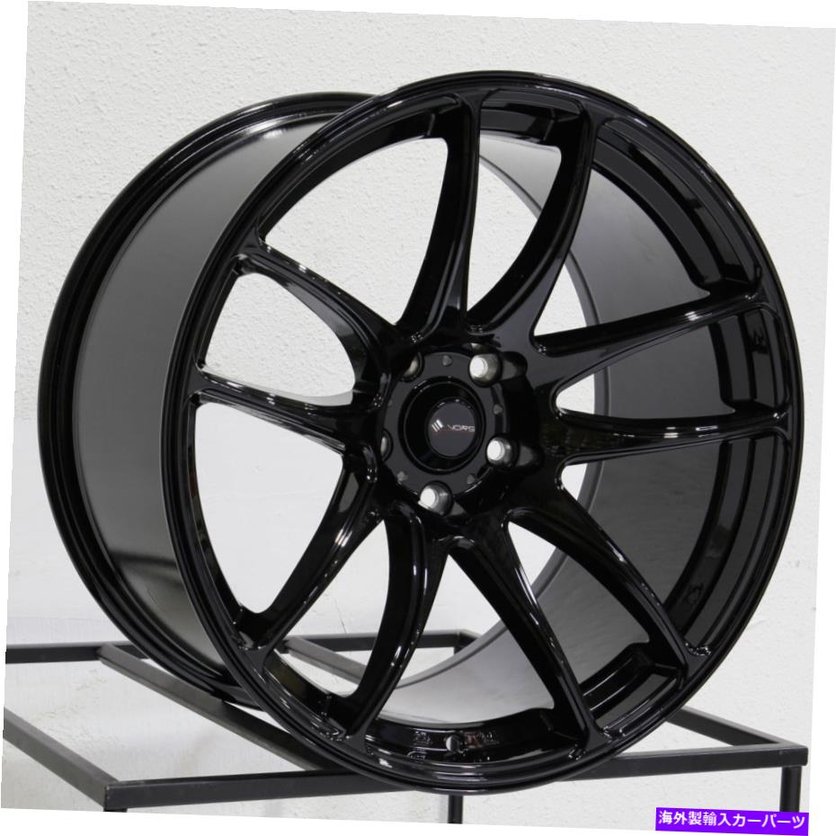 ホイール 4本セット 18x10.5 VORS TR4 5x115 22ブラックホイールリムセット(4)73.1 18x10.5 Vors TR4 5x115 22 Black Wheels Rims Set(4) 73.1【並行輸入品】|Us Custom Parts Shop USDM