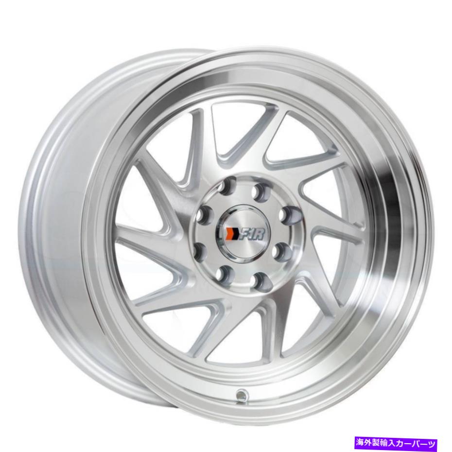 ホイール　４本セット 16x8 F1R F07 4x100/4x114.3 25マシンシルバーポーランドリップホイールリムセット（4） 16x8 F1R F07 4x100/4x114.3 25 Machine Silver Polish Lip Wheels Rims Set(4)【並行輸入品】