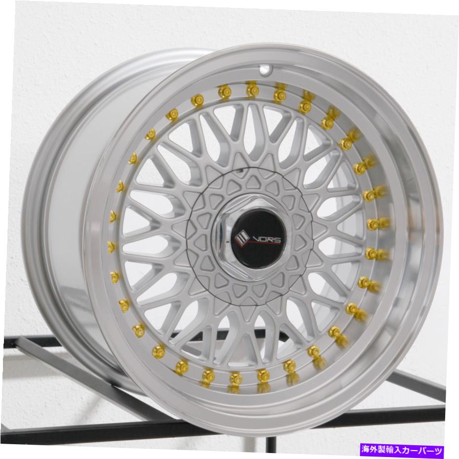 ホイール　４本セット 16x8 VORS VR3 4x108 20シルバーホイールリムセット（4）73.1 16x8 Vors VR3 4x108 20 Silver Wheels Rims Set(4) 73.1【並行輸入品】