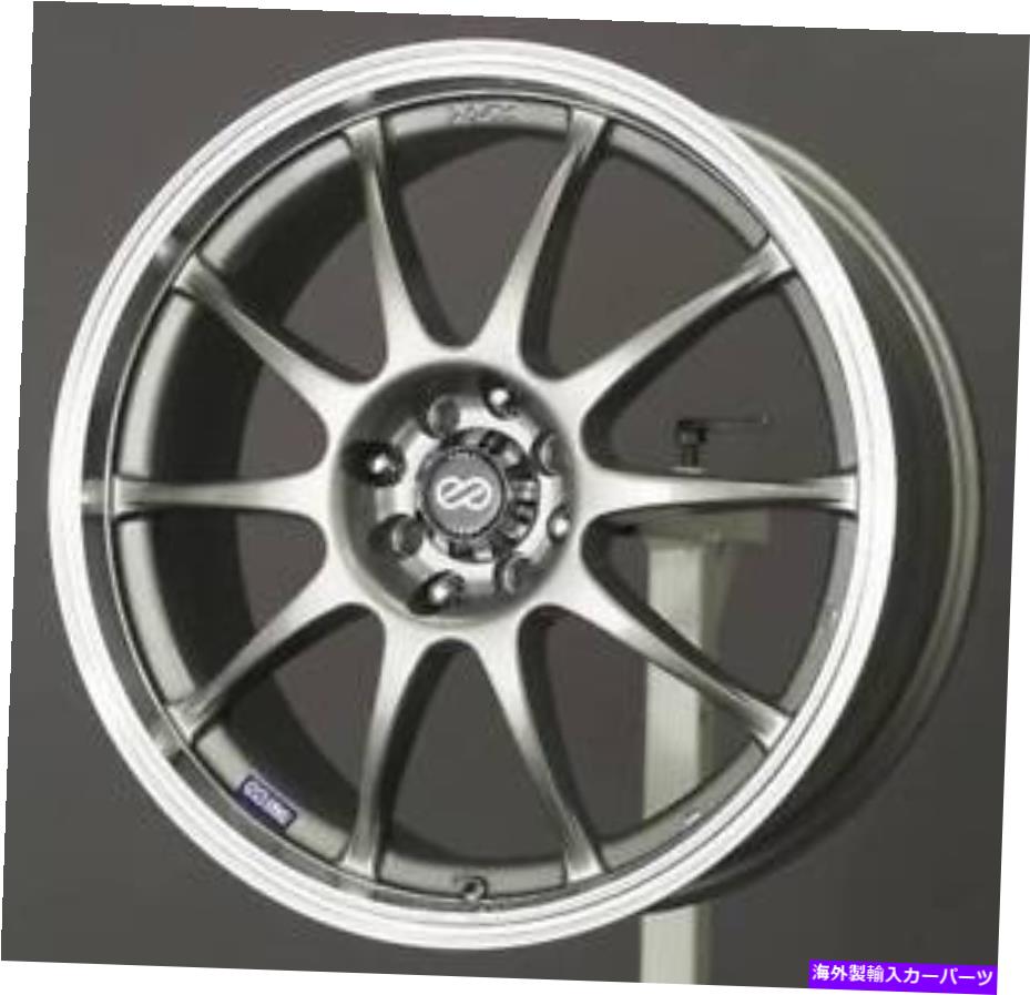 ホイール　４本セット 16x7 enkei J10 4x100/114.3 42シルバーペイントホイールリムセット（4） 16x7 Enkei J10 4X100/114.3 42 Silver Paint Wheels Rims Set(4)【並行輸入品】
