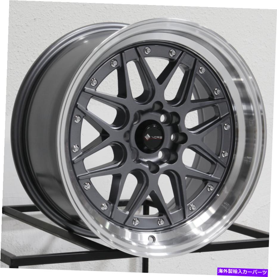 ホイール　４本セット 16x8 VORS VR7 4X108 20ガンメタルホイールリムセット（4）73.1 16x8 Vors VR7 4x108 20 Gun Metal Wheels Rims Set(4) 73.1【並行輸入品】