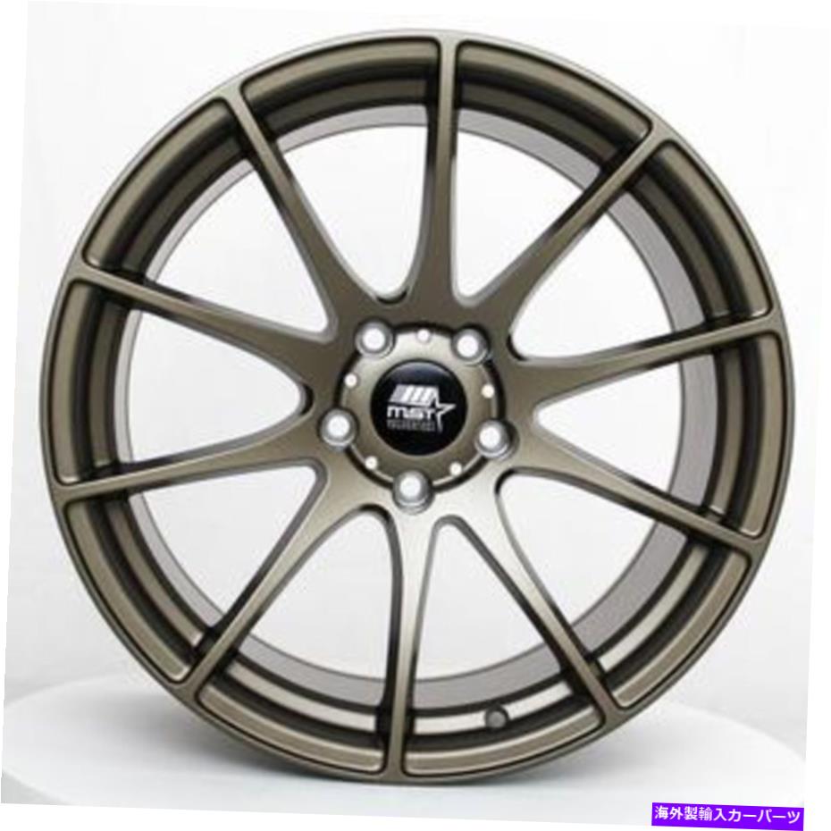 ホイール　４本セット 18x8.5 MST MT44 5x114.3 35マットブロンズホイールリムセット（4）73.1 18x8.5 MST MT44 5x114.3 35 Matte Bronze Wheels Rims Set(4) 73.1【並行輸入品】