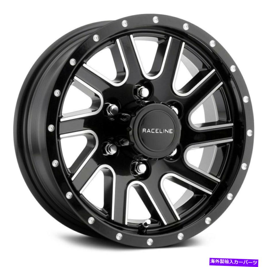 ホイール　４本セット 15x5 Raceline 820 Twisted 5x114.3 0ブラックミリングホイールリムセット（4）3.19 15x5 Raceline 820 Twisted 5x114.3 0 Black Milled Wheels Rims Set(4) 3.19【並行輸入品】｜Us Custom Parts Shop USDM