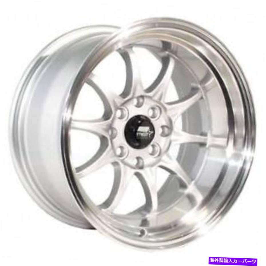 ホイール　４本セット 15x8/15x9 MST MT11 4x100/4x114.3 0/0シルバーホイールリムセット（4）73.1 15x8/15x9 MST MT11 4x100/4x114.3 0/0 Silver Wheels Rims Set(4) 73.1【並行輸入品】