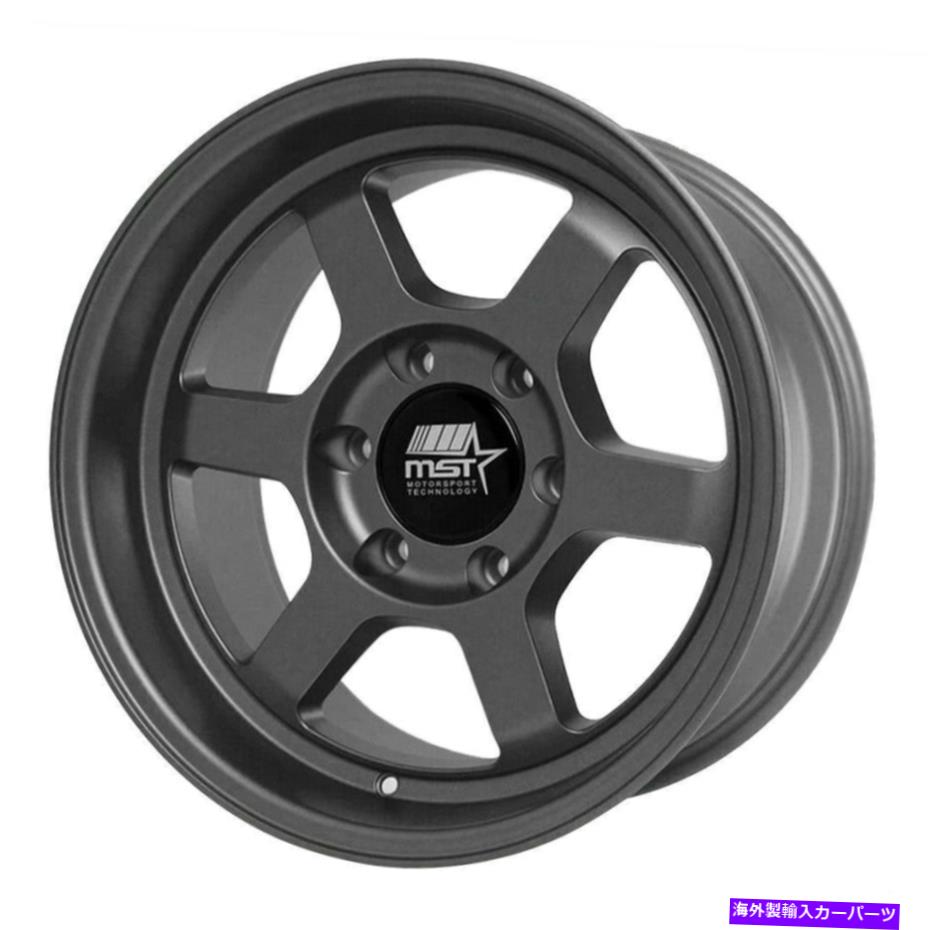 ホイール　４本セット 17x8.5 MSTタイム攻撃トラック6x5.5/6x139.7 -12フルガンメタルホイールリムセット（4） 17x8.5 MST Time Attack Truck 6x5.5/6x139.7 -12 Full Gunmetal Wheels Rims Set(4)【並行輸入品】