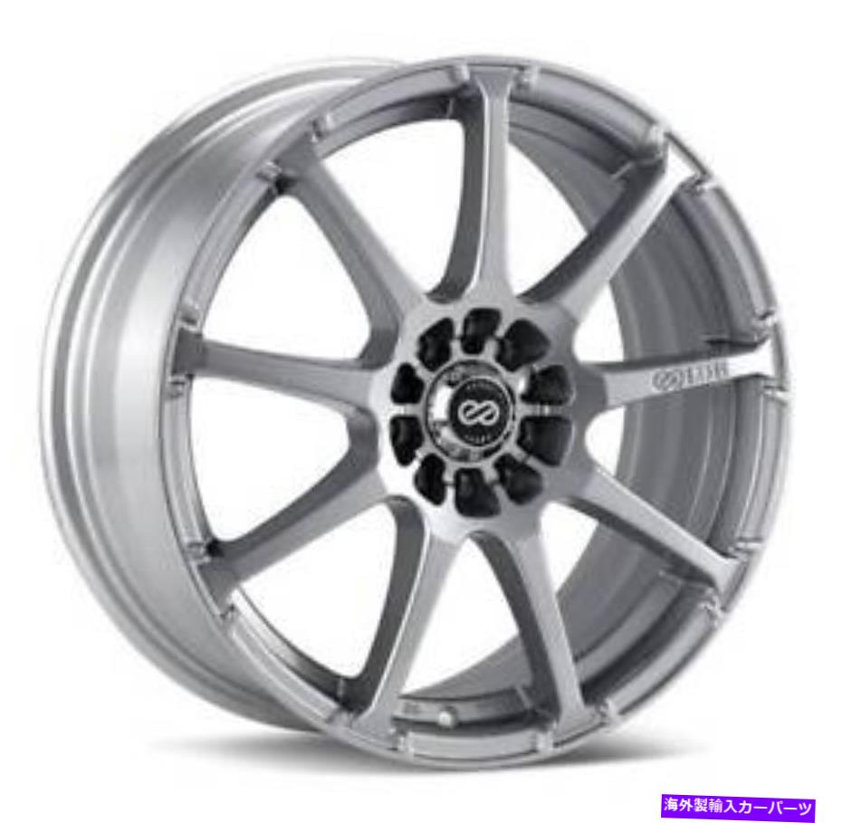 ホイール　４本セット 16x7 enkei edr9 5x100/114.3 45シルバーペイントホイールリムセット（4） 16x7 Enkei EDR9 5x100/114.3 45 Silver Paint Wheels Rims Set(4)【並行輸入品】