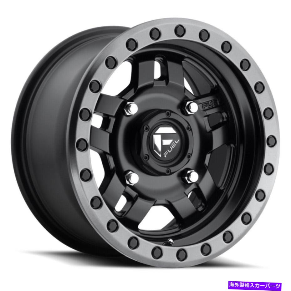ホイール 4本セット 15x7 Fuel D557 ANZA UTV 4x137 38マットブラックガンメタルリングホイールリムセット(4)11 15x7 Fuel D557 Anza UTV 4x137 38 Matte Black GunMetal Ring Wheels Rims Set(4) 11【並行輸入品】|Us Custom Parts Shop USDM