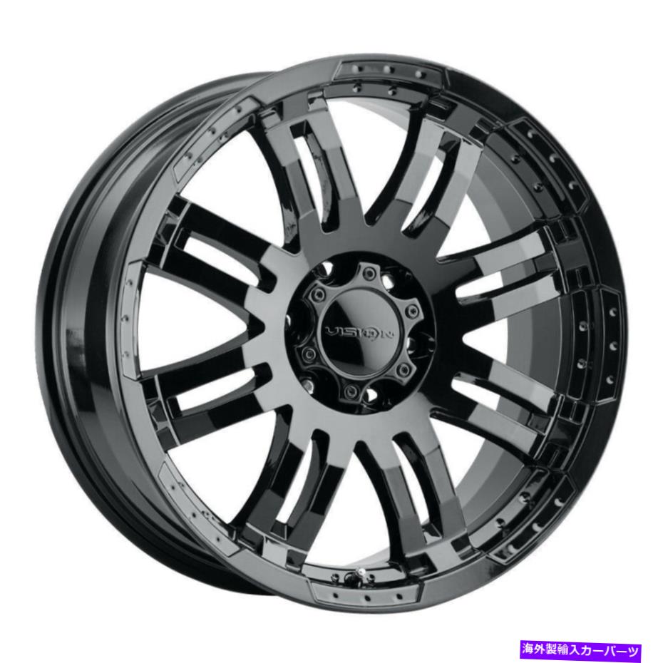 ホイール 4本セット 18x8.5 Vision 375 Warrior 6x135 25 Gloss Black Wheels Rims set(4)87.1 18x8.5 Vision 375 Warrior 6x135 25 Gloss Black Wheels Rims Set(4) 87.1【並行輸入品】|Us Custom Parts Shop USDM