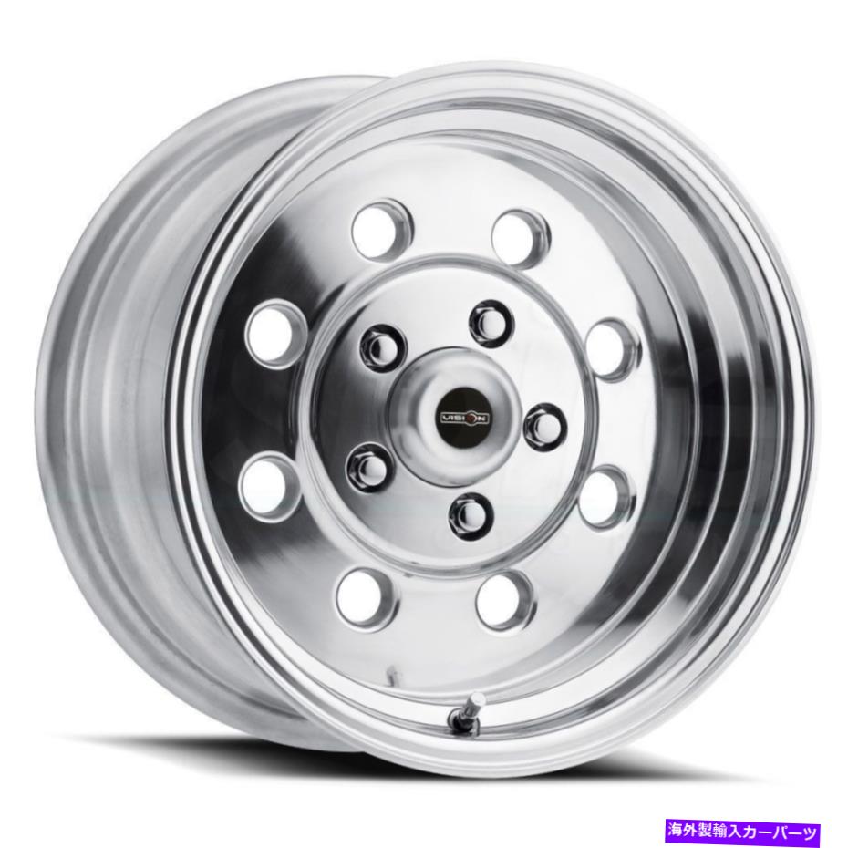 ホイール　４本セット 15x10 Vision 531 Sport Lite 5x4.75/5x120.65 0ポリッシュホイールリムセット（4）83.1 15x10 Vision 531 Sport Lite 5x4.75/5x120.65 0 Polished Wheels Rims Set(4) 83.1【並行輸入品】