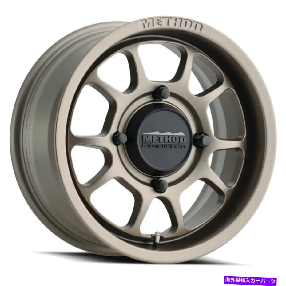 ホイール 4本セット 14x7メソッドMR409ビーズグリップ4x156 38スチールホイールリムセット(4)132 14x7 Method MR409 Bead Grip 4x156 38 Steel Wheels Rims Set(4) 132【並行輸入品】