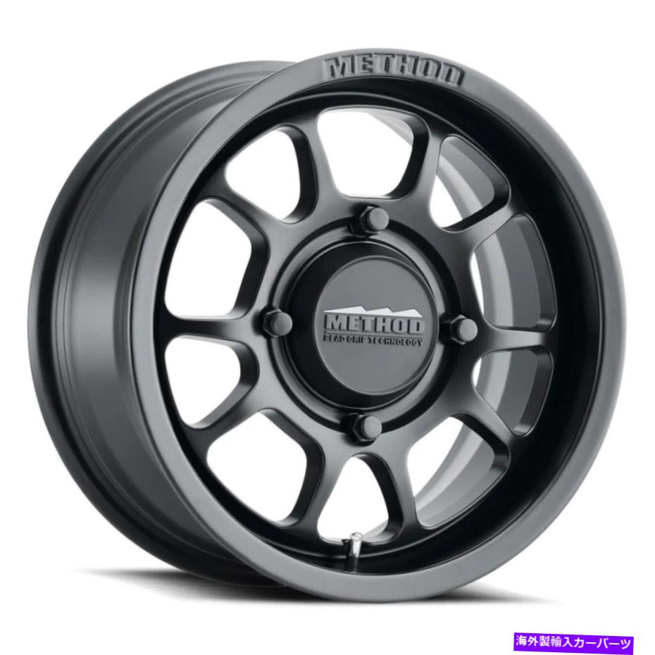 ホイール　４本セット 14x7メソッドMR409ビーズグリップ4x136 38ブラックホイールリムセット（4）106.25 14x7 Method MR409 Bead Grip 4x136 38 Black Wheels Rims Set(4) 106.25【並行輸入品】｜Us Custom Parts Shop USDM