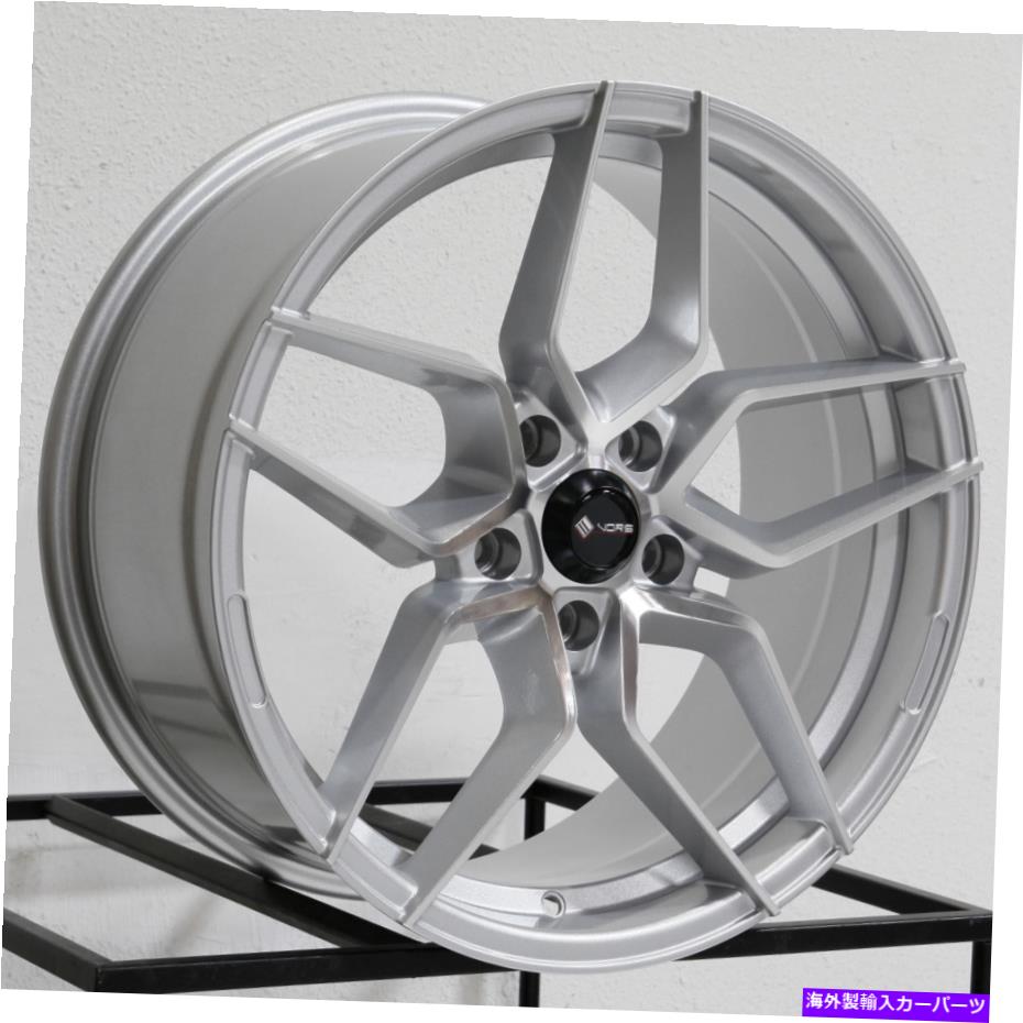 ホイール　４本セット 18x8.5 VORS LP1 5x108 35銀機械加工ホイールリムセット（4）73.1 18x8.5 Vors LP1 5x108 35 Silver Machined Wheels Rims Set(4) 73.1【並行輸入品】
