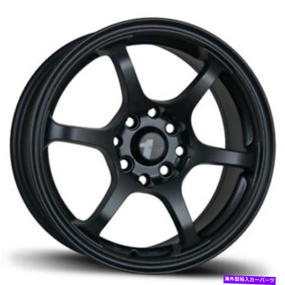 ホイール　４本セット 15x6.5 AVID1 AV02 4x100/4x114.3 38マットブラックホイールリムセット（4）73.1 15x6.5 AVID1 AV02 4x100/4x114.3 38 Matte Black Wheels Rims Set(4) 73.1【並行輸入品】