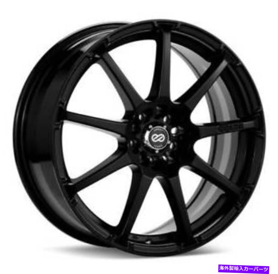 ホイール　４本セット 18x7.5 enkei edr9 5x105/110 38ブラックペイントホイールリムセット（4） 18x7.5 Enkei EDR9 5x105/110 38 Black Paint Wheels Rims Set(4)【並行輸入品】｜Us Custom Parts Shop USDM