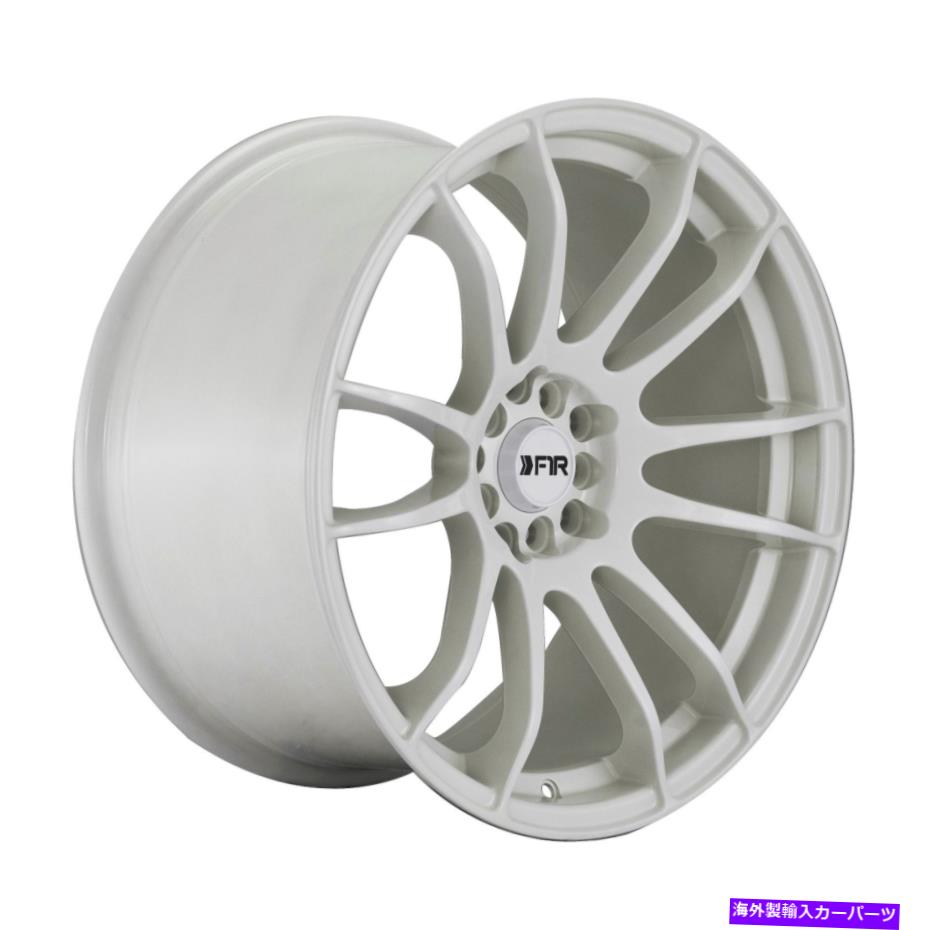 ホイール　４本セット 17x8 F1R F107 5x100/5x114.3 35ホワイトホイールリムセット（4） 17x8 F1R F107 5x100/5x114.3 35 White Wheels Rims Set(4)【並行輸入品】｜Us Custom Parts Shop USDM