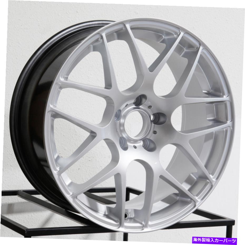 ホイール 4本セット 19x8.5/19x9.5 REP P40 Concave Style 5x114.3 35/40ハイパーシルバーホイールリムセット(4 19x8.5/19x9.5 Rep P40 Concave Style 5x114.3 35/40 Hyper SIlver Wheels Rims Set(4【並行輸入品】|Us Custom Parts Shop USDM