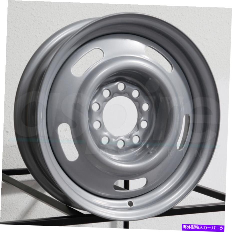 ホイール　４本セット 15x7ビジョン55ラリー5x4.75/5x120.65 6シルバーホイールリムセット（4）81.7 15x7 Vision 55 Rally 5x4.75/5x120.65 6 Silver Wheels Rims Set(4) 81.7【並行輸入品】