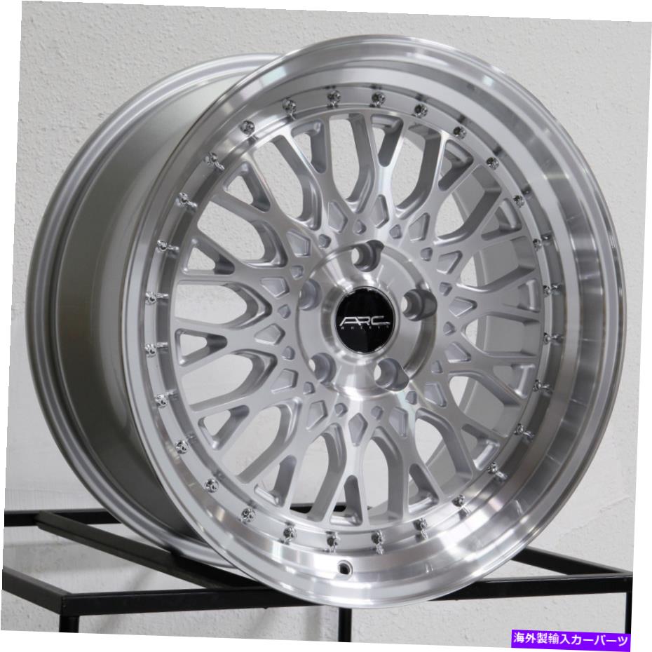 ホイール　４本セット 18x8.5 ARC AR1 5x114.3 35銀機械加工ホイールリムセット（4）73.1 18x8.5 ARC AR1 5x114.3 35 Silver Machined Wheels Rims Set(4) 73.1【並行輸入品】｜Us Custom Parts Shop USDM