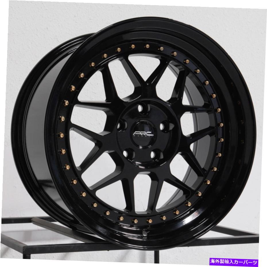 ホイール　４本セット 18x8.5/18x9.5 Arc AR9 5x114.3 35/35ブラックホイールリムセット（4）73.1 18x8.5/18x9.5 ARC AR9 5x114.3 35/35 Black Wheels Rims Set(4) 73.1【並行輸入品】｜Us Custom Parts Shop USDM