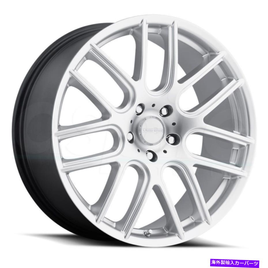 ホイール 4本セット 16x7ビジョン426Hクロス5x114.3/5x4.25/5x108 38シルバーホイールリムセット(4)73.1 16x7 Vision 426H Cross 5x114.3/5x4.25/5x108 38 Silver Wheels Rims Set(4) 73.1【並行輸入品】|Us Custom Parts Shop USDM