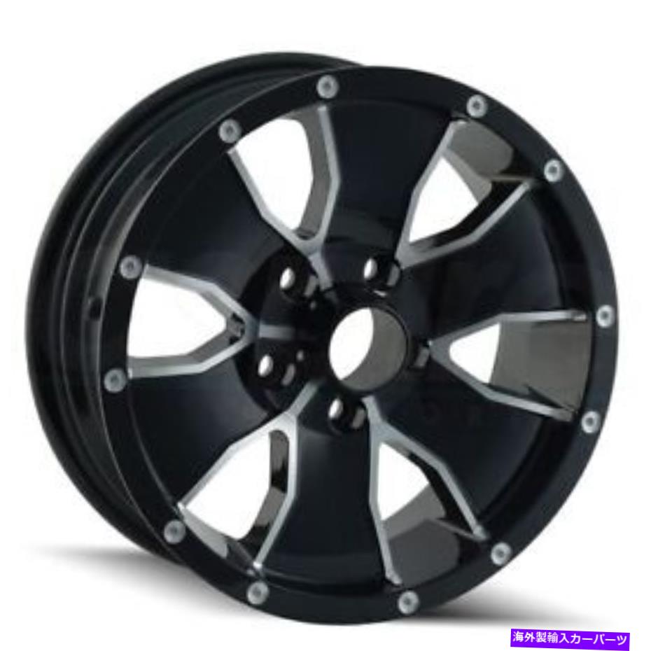ホイール　４本セット 15x6トレーラーホイール14 5x114.3 0ブラック機械加工ホイールリムセット（4）83.82 15x6 Trailer Wheels 14 5x114.3 0 Black Machined Wheels Rims Set(4) 83.82【並行輸入品】 258,390円