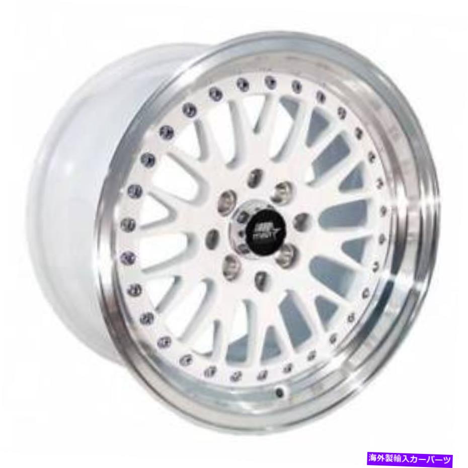 ホイール　４本セット 15x8 MST MT10 4x100/4x114.3 25ホワイトホイールリムセット（4）73.1 15x8 MST MT10 4x100/4x114.3 25 White Wheels Rims Set(4) 73.1【並行輸入品】