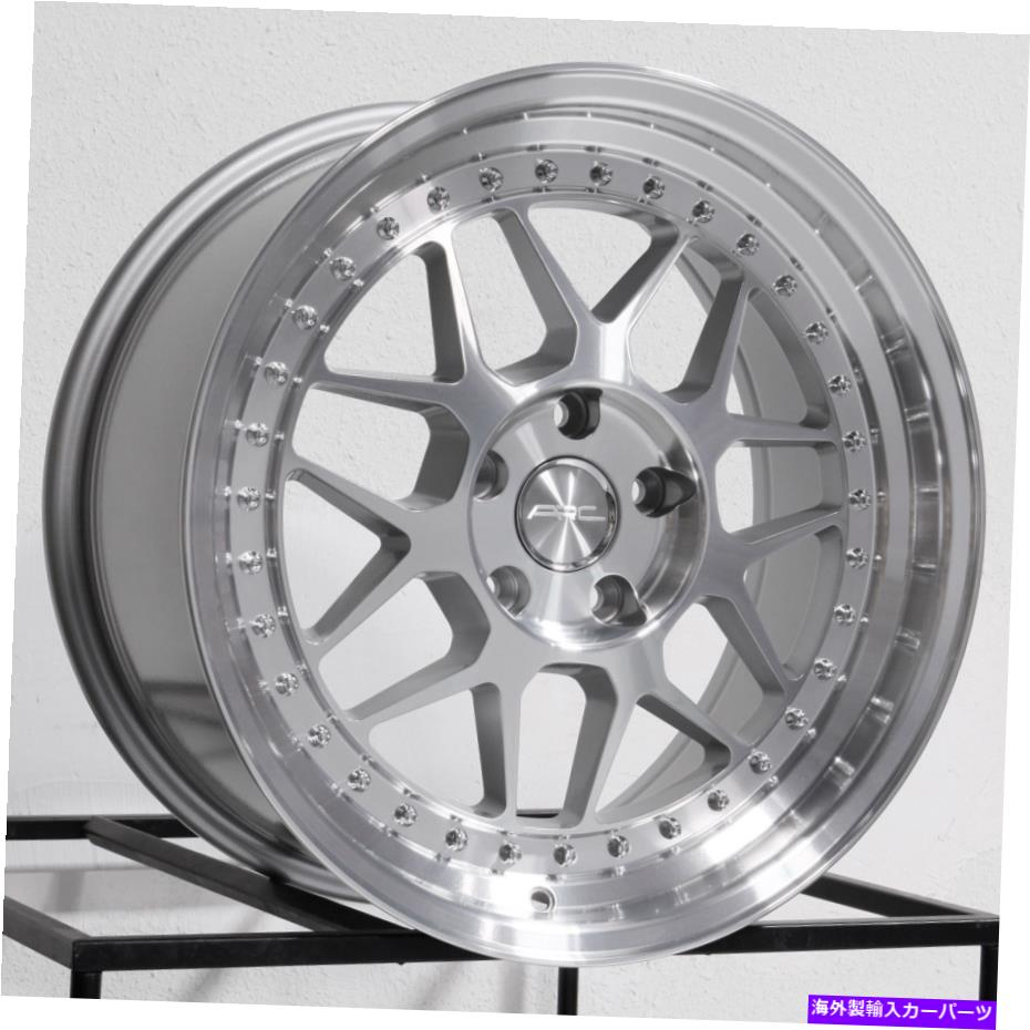ホイール　４本セット 18x8.5 ARC AR9 5x115 35銀機械加工ホイールリムセット（4）73.1 18x8.5 ARC AR9 5x115 35 Silver Machined Wheels Rims Set(4) 73.1【並行輸入品】｜Us Custom Parts Shop USDM