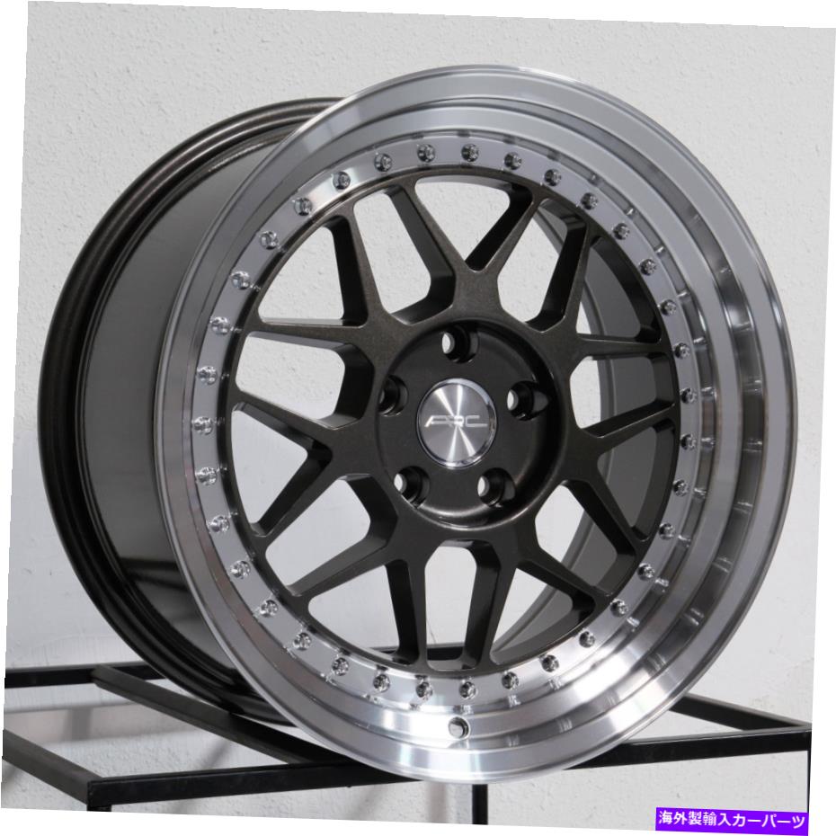 ホイール　４本セット 18x9.5 ARC AR9 5x115 22ガンメタルホイールリムセット（4）73.1 18x9.5 ARC AR9 5x115 22 Gun Metal Wheels Rims Set(4) 73.1【並行輸入品】