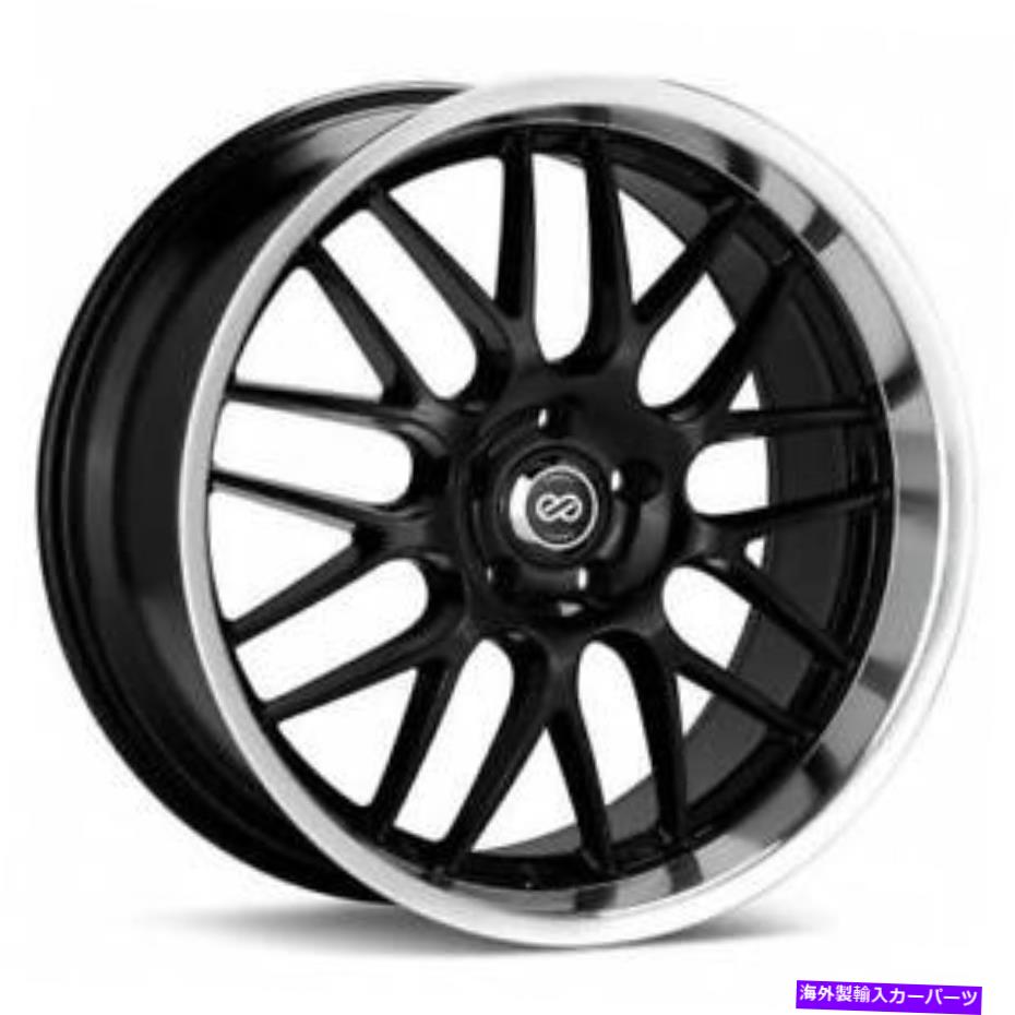 ホイール　４本セット 18x8 enkei lusso 5x114.3 40ブラックペイントホイールリムセット（4） 18x8 Enkei LUSSO 5x114.3 40 Black Paint Wheels Rims Set(4)【並行輸入品】 310,662円