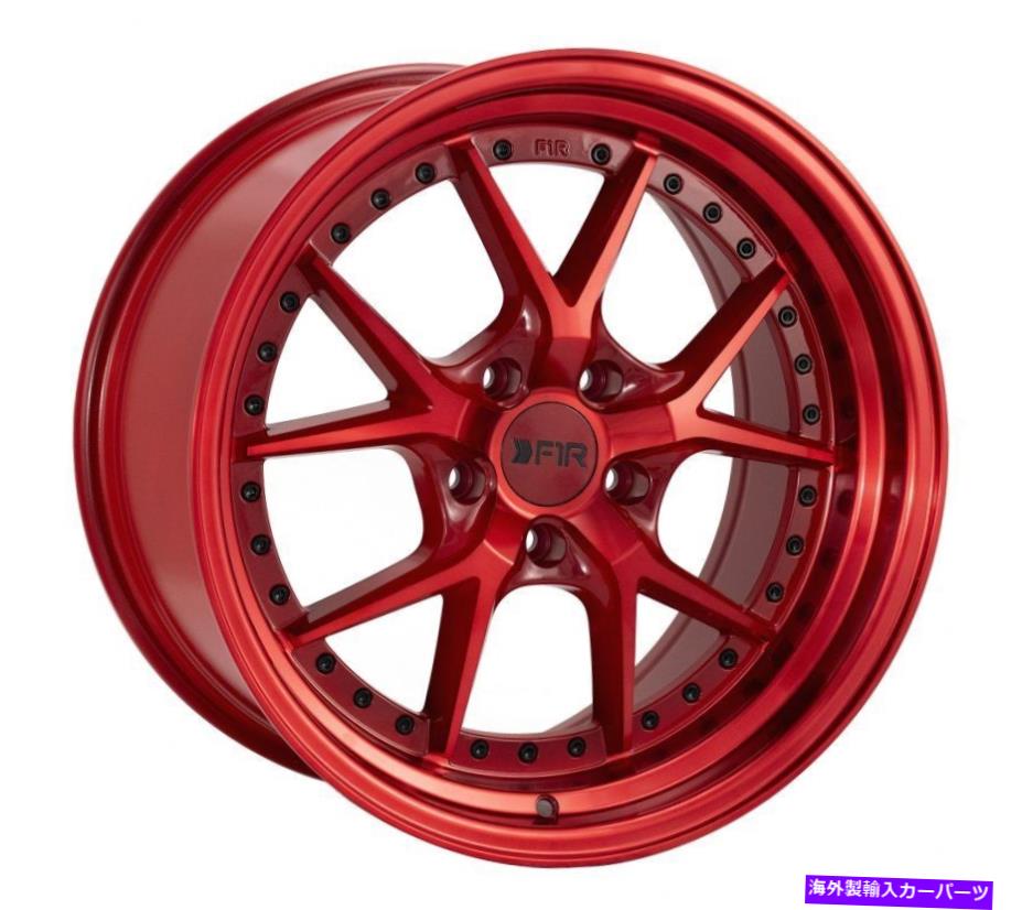 ホイール　４本セット 18x9.5 F1R F105 5x114.3 38キャンディレッドホイールリムセット（4） 18x9.5 F1R F105 5x114.3 38 Candy Red Wheels Rims Set(4)【並行輸入品】｜Us Custom Parts Shop USDM