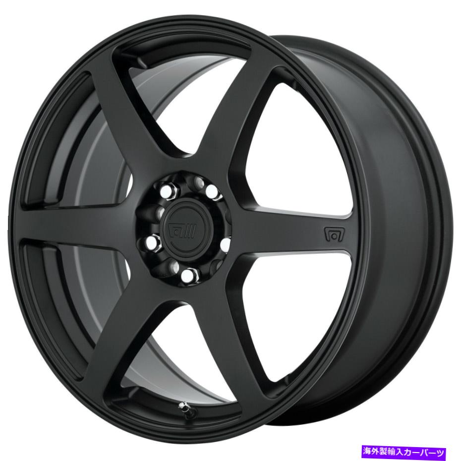 ホイール　４本セット 18x8 motegi mr143 cs6 5x100/5x114.3 45サテンブラックホイールリムセット（4）72.56 18x8 Motegi MR143 CS6 5x100/5x114.3 45 Satin Black Wheels Rims Set(4) 72.56【並行輸入品】｜Us Custom Parts Shop USDM