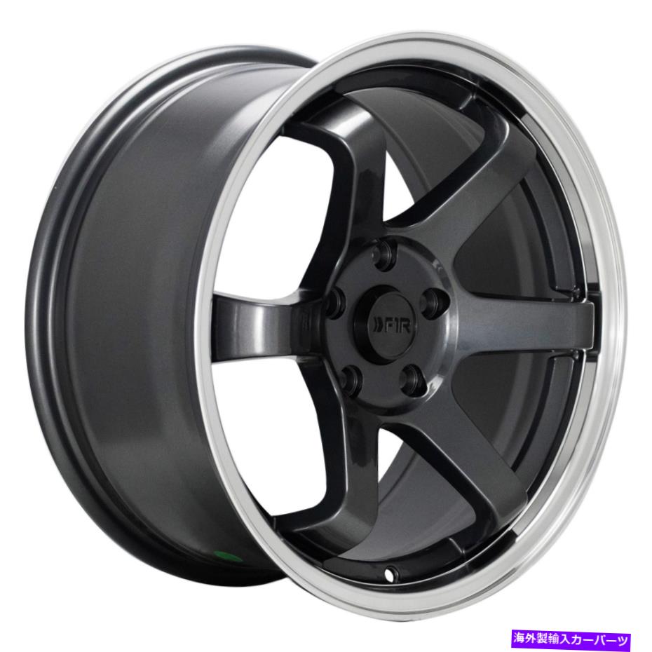 ホイール　４本セット 18x9.5 F1R F106 5x114.3 22ガンメタルホイールリムセット（4） 18x9.5 F1R F106 5x114.3 22 Gunmetal Wheels Rims Set(4)【並行輸入品】｜Us Custom Parts Shop USDM
