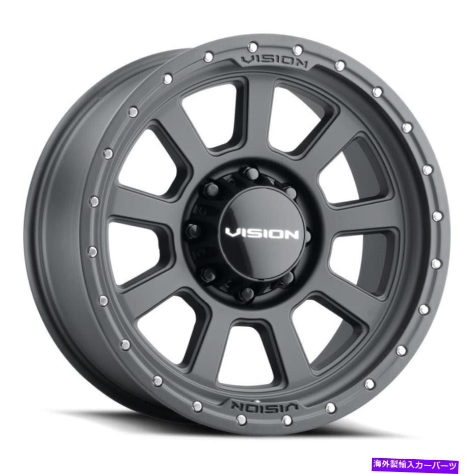 ホイール　４本セット 17x9ビジョン350 ojos 6x135 12サテンブラックホイールリムセット（4）87.1 17x9 Vision 350 Ojos 6x135 12 Satin Black Wheels Rims Set(4) 87.1【並行輸入品】