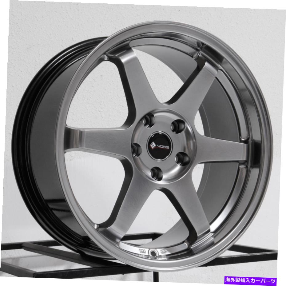 ホイール 4本セット 18x8.5 VORS TR37 5x112 35ハイパーブラックホイールリムセット(4)73.1 18x8.5 Vors TR37 5x112 35 Hyper Black Wheels Rims Set(4) 73.1【並行輸入品】|Us Custom Parts Shop USDM