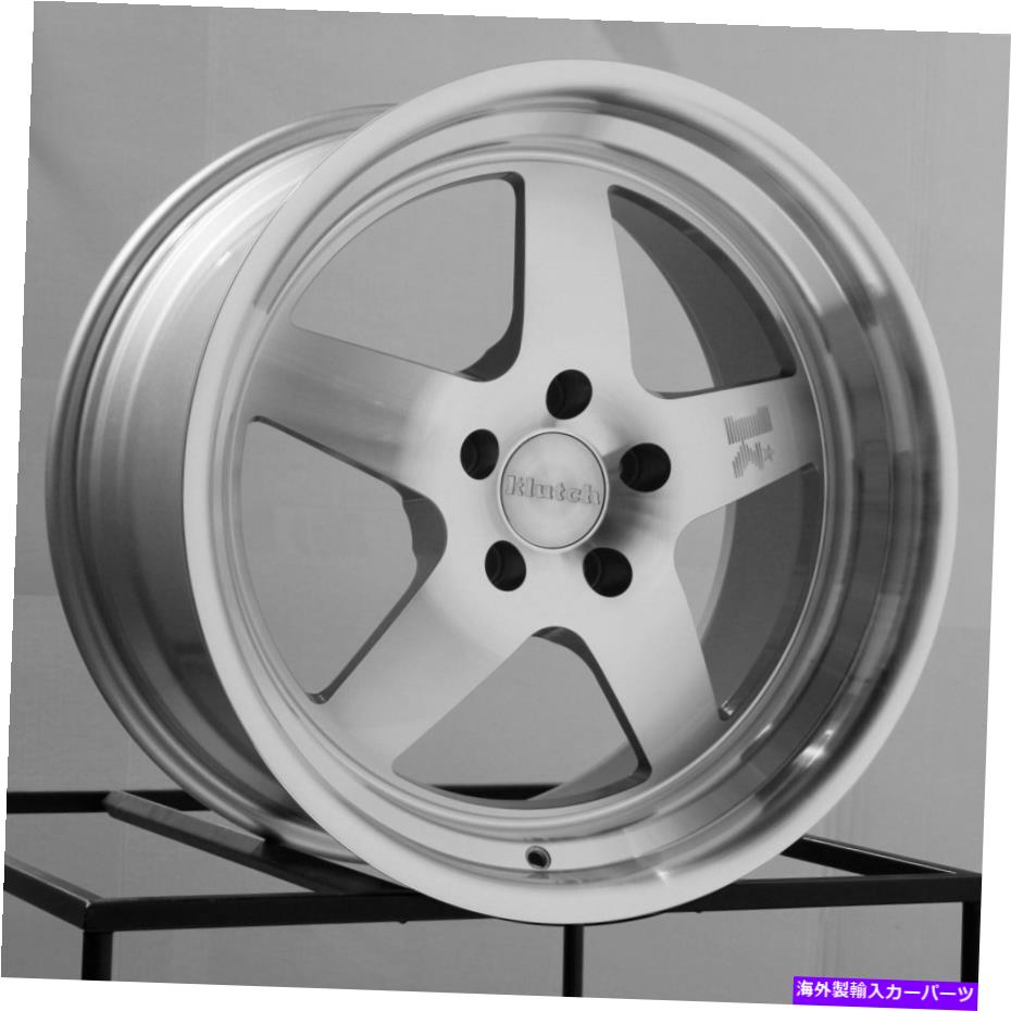 ホイール　４本セット 18x9.5 Klutch SL5 5x114.3 35銀機械加工ホイールリムセット（4）73.1 18x9.5 Klutch SL5 5x114.3 35 Silver Machined Wheels Rims Set(4) 73.1【並行輸入品】｜Us Custom Parts Shop USDM