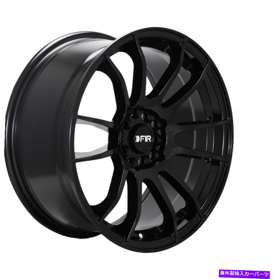 ホイール　４本セット 18x9.5 F1R F107 5x100/5x114.3 38グロスブラックホイールリムセット（4） 18x9.5 F1R F107 5x100/5x114.3 38 Gloss Black Wheels Rims Set(4)【並行輸入品】｜Us Custom Parts Shop USDM