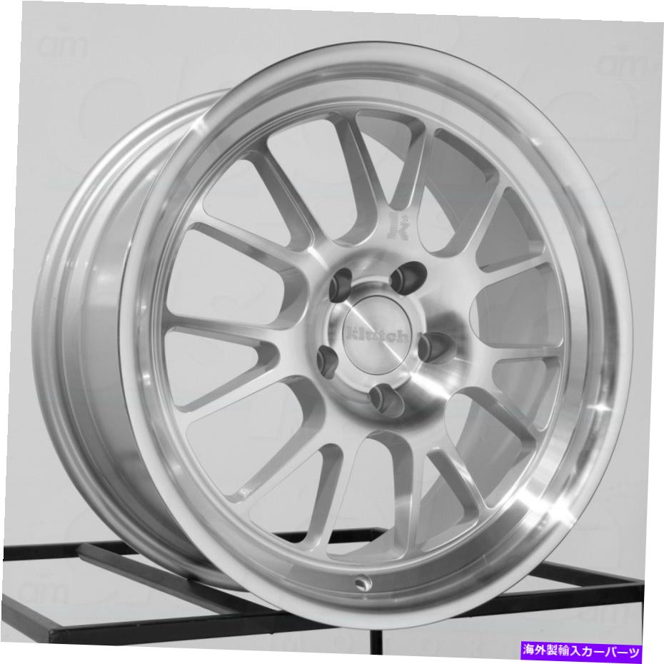 ホイール　４本セット 18x8.5 Klutch SL14 5x114.3 35銀機械加工ホイールリムセット（4）73.1 18x8.5 Klutch SL14 5x114.3 35 Silver Machined Wheels Rims Set(4) 73.1【並行輸入品】｜Us Custom Parts Shop USDM