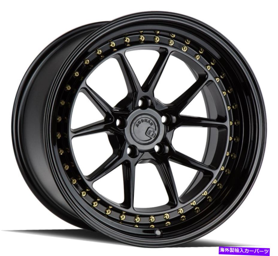 ホイール　４本セット 18x9.5 aodhan ds08 ds8 5x120 35グロスブラックホイールリムセット（4）72.6 18x9.5 Aodhan DS08 DS8 5x120 35 Gloss Black Wheels Rims Set(4) 72.6【並行輸入品】｜Us Custom Parts Shop USDM