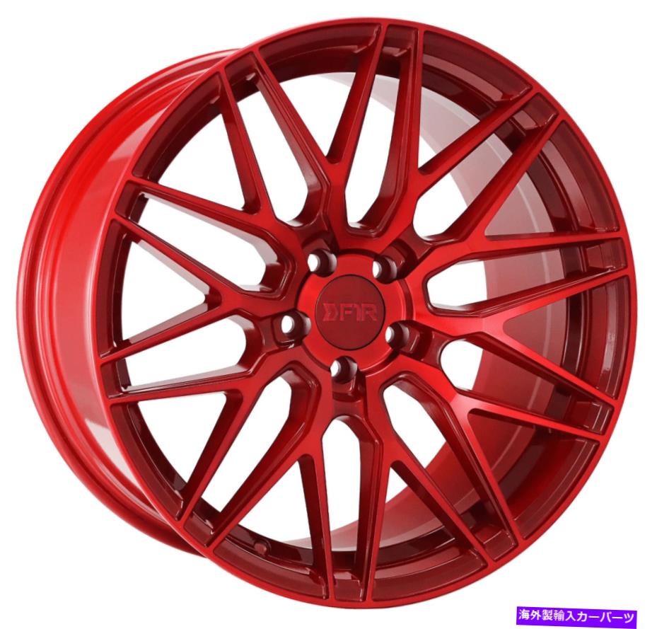 ホイール　４本セット 18x9.5 F1R F103 5x100 38キャンディレッドホイールリムセット（4） 18x9.5 F1R F103 5x100 38 Candy Red Wheels Rims Set(4)【並行輸入品】｜Us Custom Parts Shop USDM