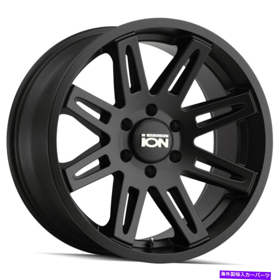 ホイール　４本セット 18x9イオン142 5x5/5x127 0マットブラックホイールリムセット（4）78.1 18x9 Ion 142 5x5/5x127 0 Matte Black Wheels Rims Set(4) 78.1【並行輸入品】