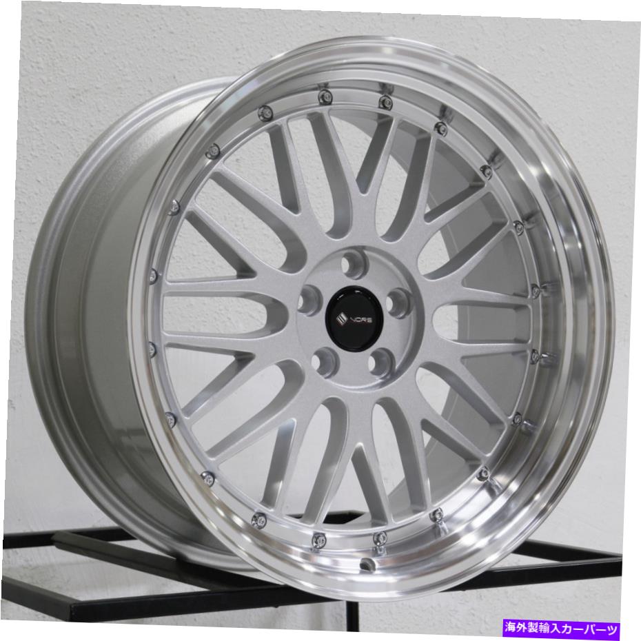 ホイール　４本セット 19x9.5 VORS VR8 5x120 22シルバーホイールリムセット（4）73.1 19x9.5 Vors VR8 5x120 22 Silver Wheels Rims Set(4) 73.1【並行輸入品】｜Us Custom Parts Shop USDM