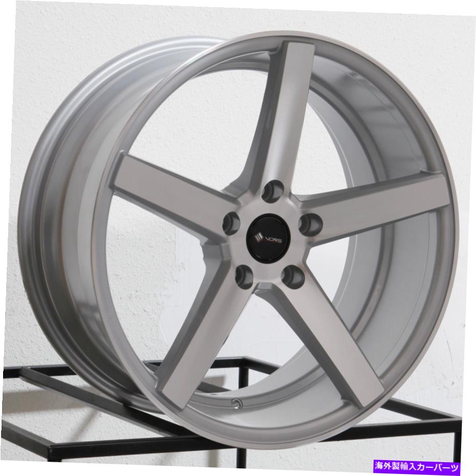 ホイール　４本セット 18x8.5 VORS TR5 5x120 35シルバーホイールリムセット（4）73.1 18x8.5 Vors TR5 5x120 35 Silver Wheels Rims Set(4) 73.1【並行輸入品】