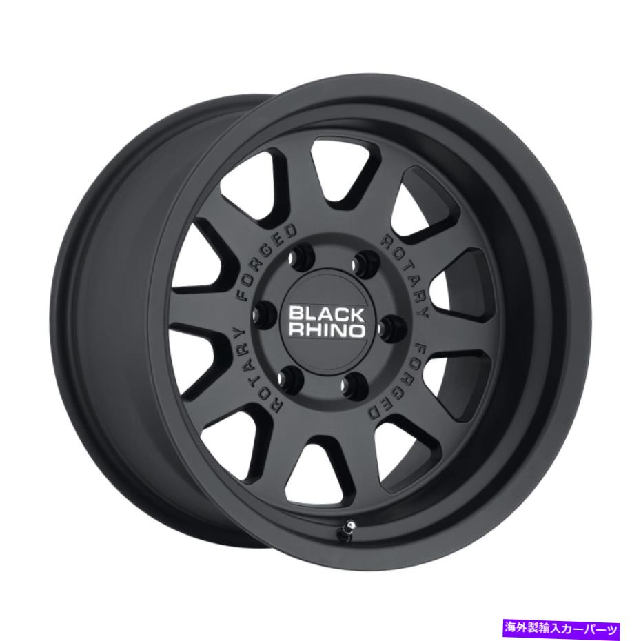 ホイール　４本セット 17x8.5ブラックサイスタジアム6x5.5/6x139.7 0マットブラックホイールリムセット（4）112.1 17x8.5 Black Rhino Stadium 6x5.5/6x139.7 0 Matte Black Wheels Rims Set(4) 112.1【並行輸入品】